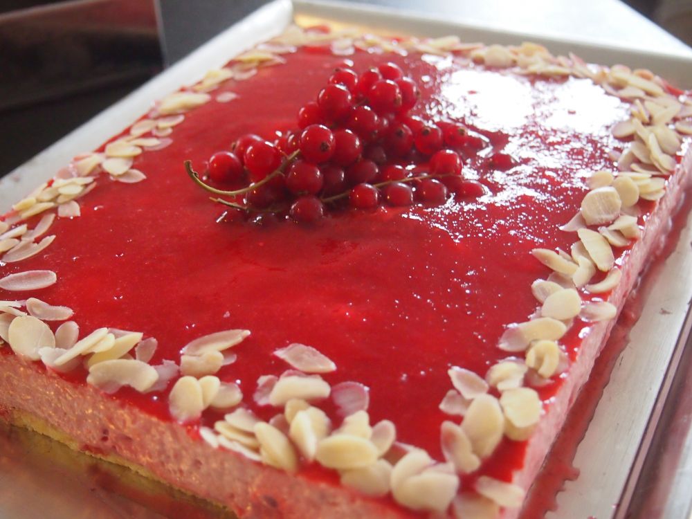 Bavarois aux framboises léger
