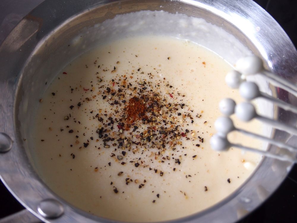 Béchamel - sauce à base de roux -